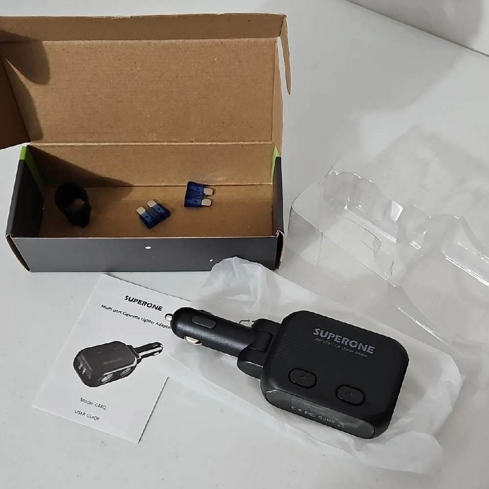 Black High Power Socket Adapter